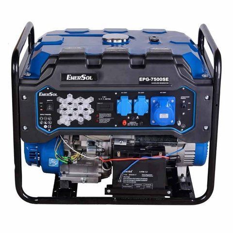 Генератор бензиновий 7.5кВт EnerSol EPG-7500SE EPG-7500SE фото